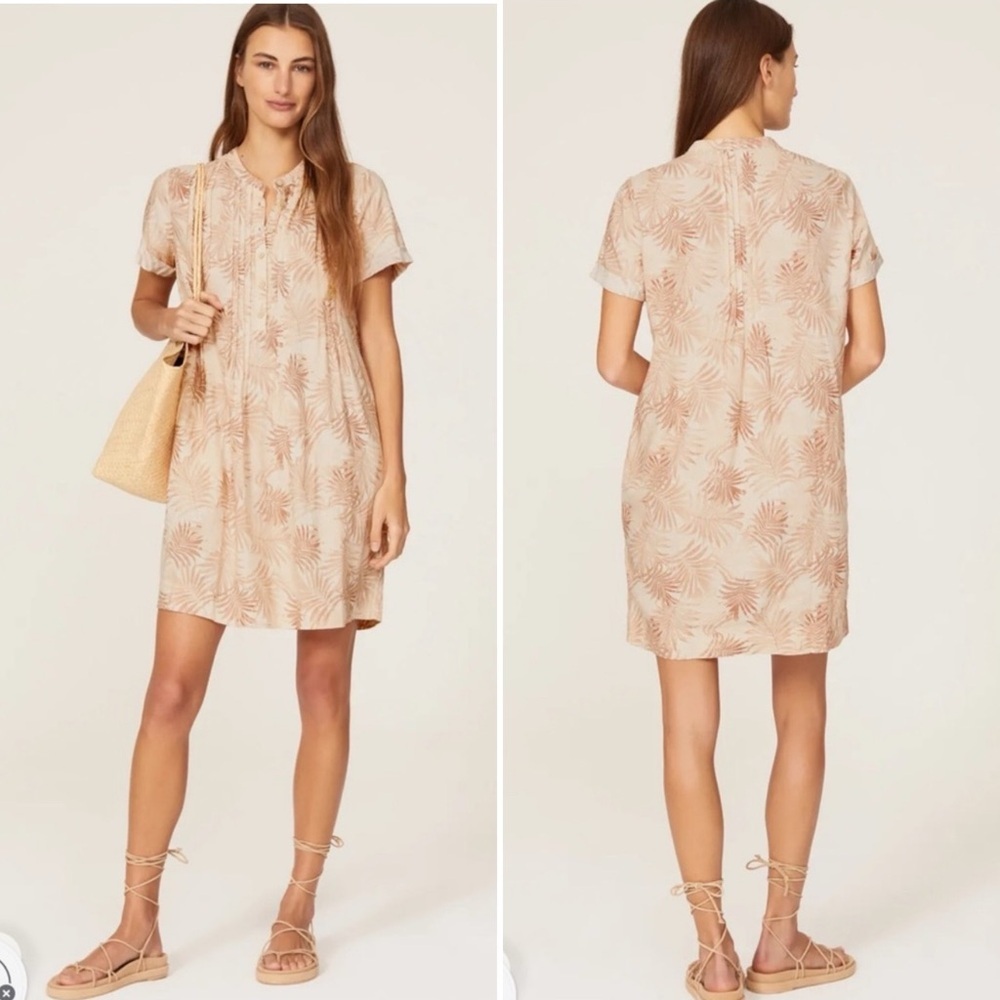 Faherty Gemina Linen Dress Size XS
